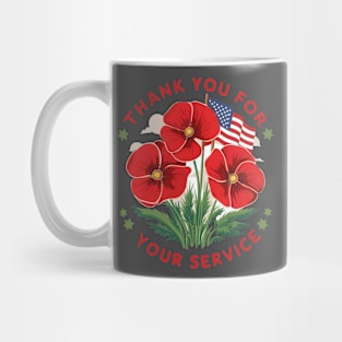 Poppy Tribute-Honoring Our Veterans on Memorial Day Mug